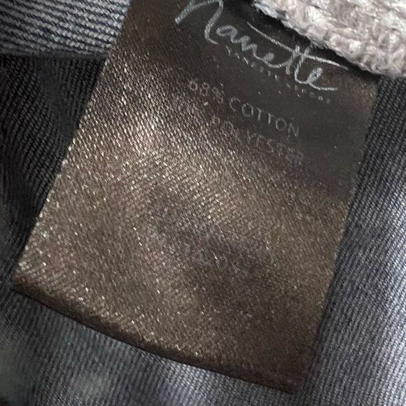 Nanette Lepore Gramercy Skinny Jeans Raw Cut Hemline Bleach Upcycled Women’s 8 - Picture 4 of 9